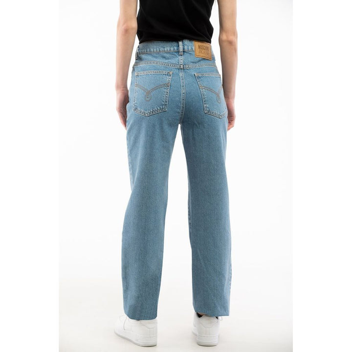 Moschino Multicolor Cotton Jeans Denim