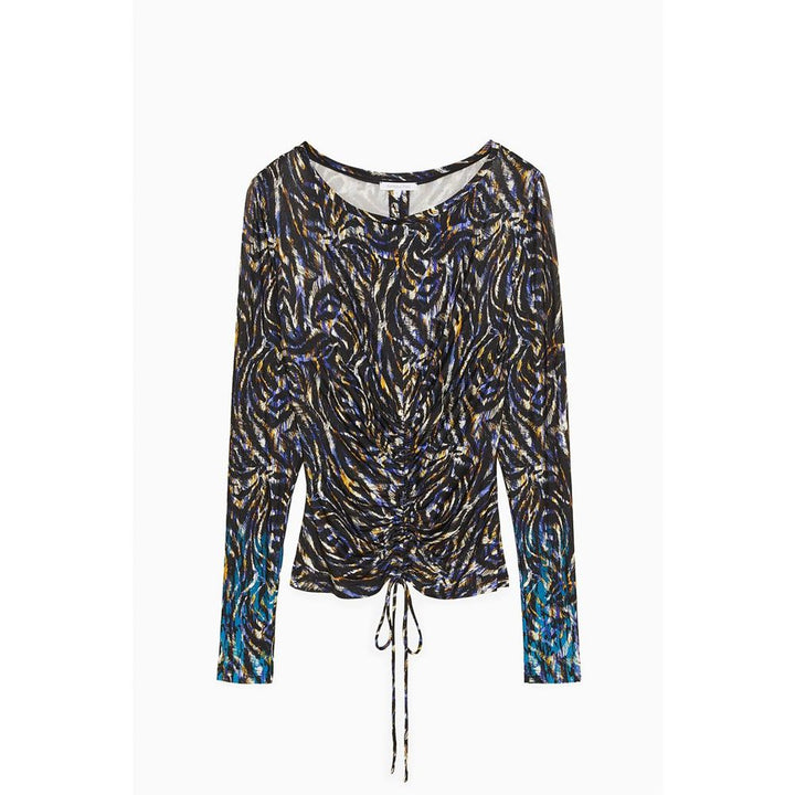Patrizia Pepe Multicolor Polyester Long Sleeve T-Shirt