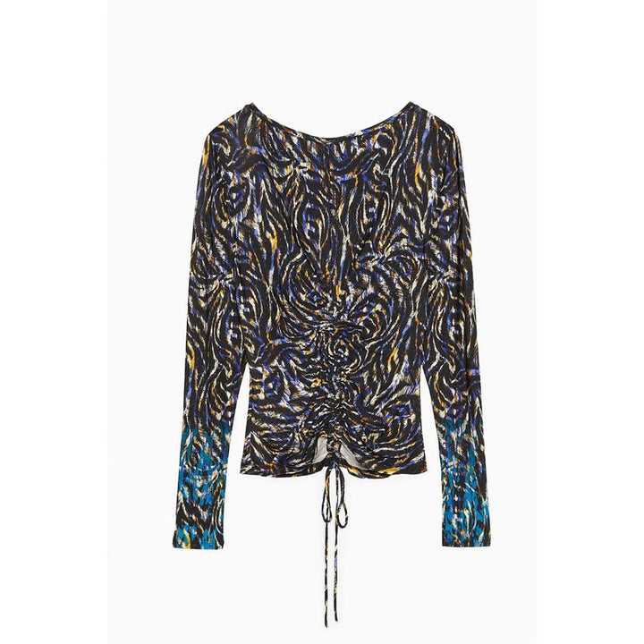 Patrizia Pepe Multicolor Polyester Long Sleeve T-Shirt