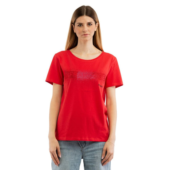 Patrizia Pepe Red Cotton T-Shirt