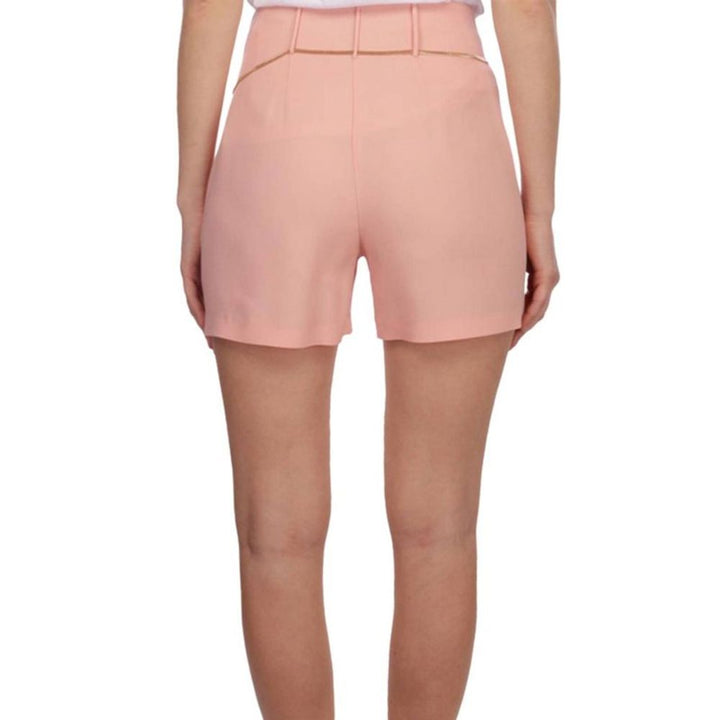Patrizia Pepe Pink Acetate Shorts