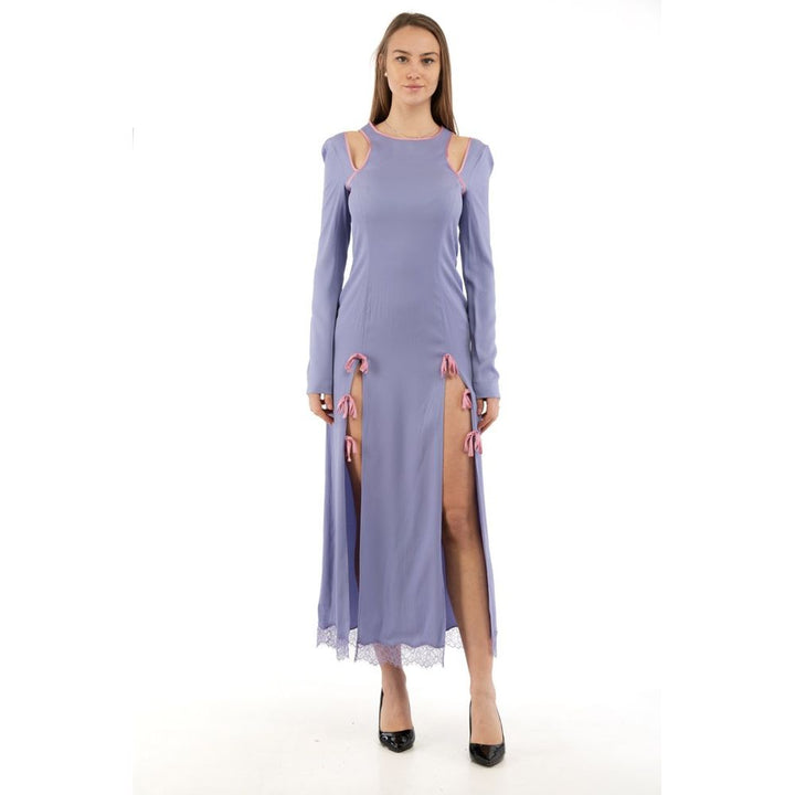 Moschino Multicolor Marabou Casual Dress