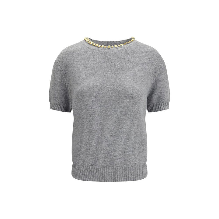 Prada Gray Cashmere Sweater