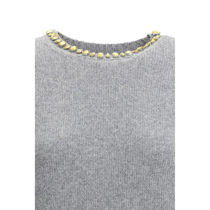 Prada Gray Cashmere Sweater