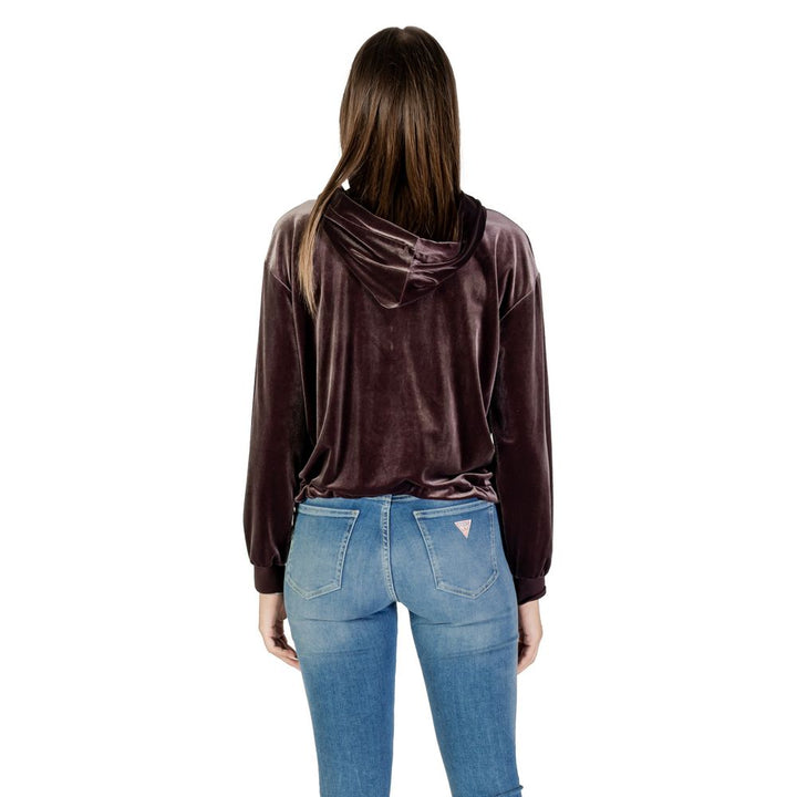 Liu Jo Brown Polyester Hoodie