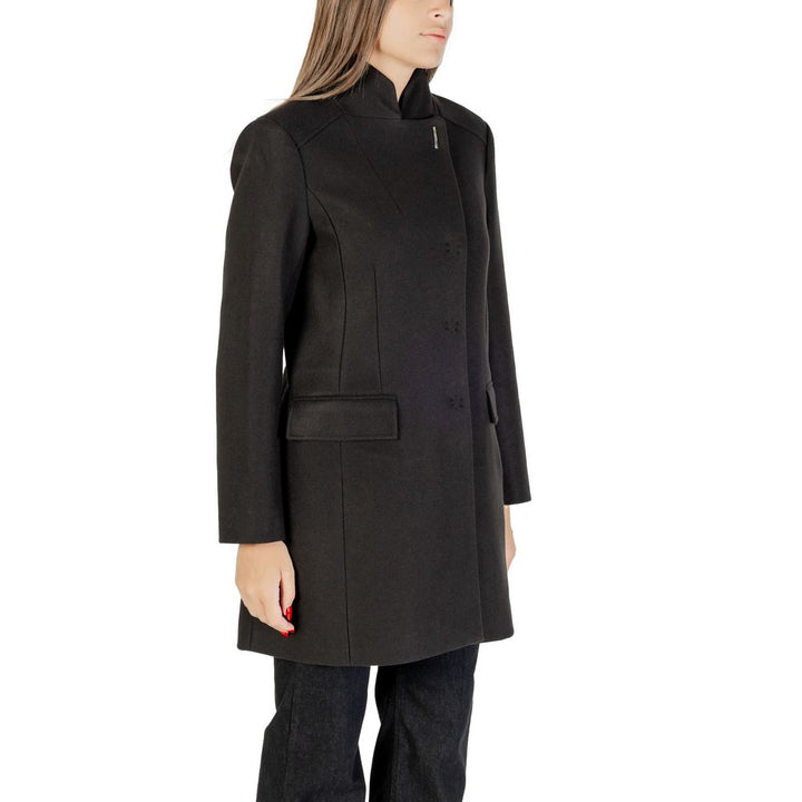 Liu Jo Black Polyester Coat