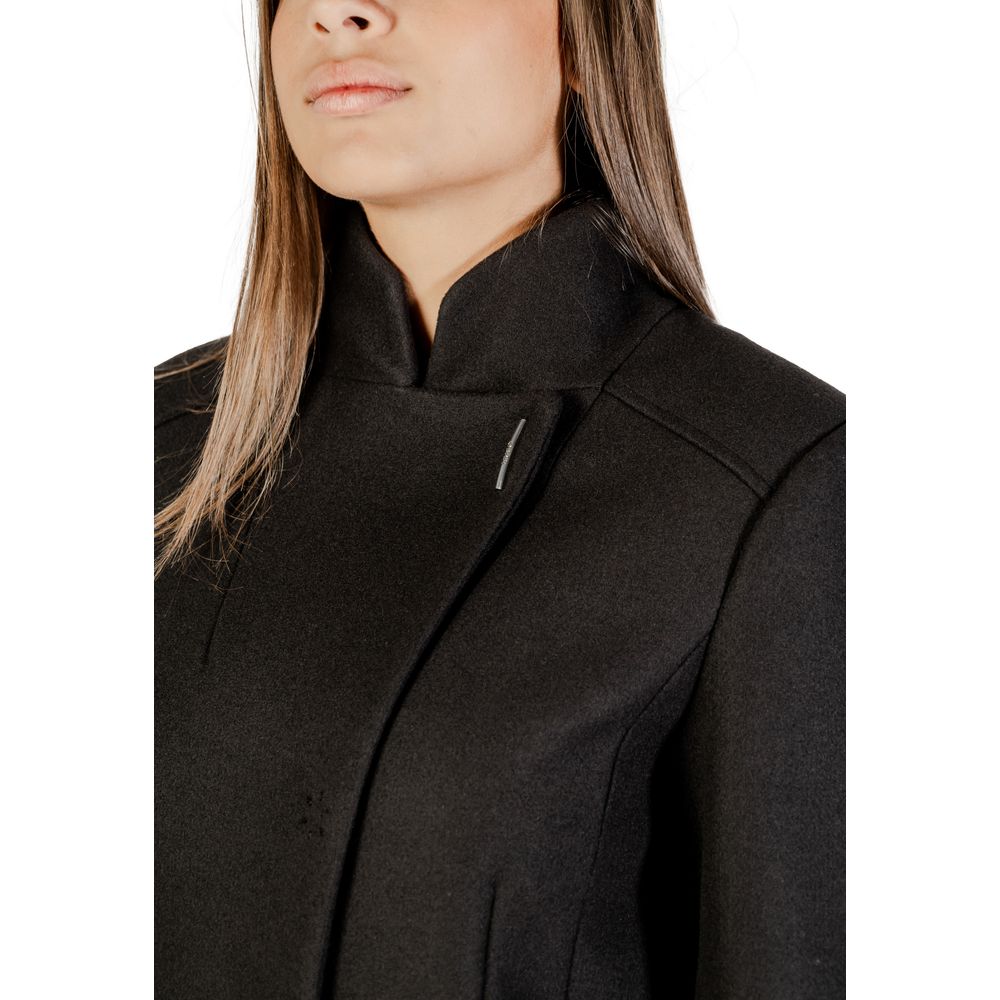 Liu Jo Black Polyester Coat