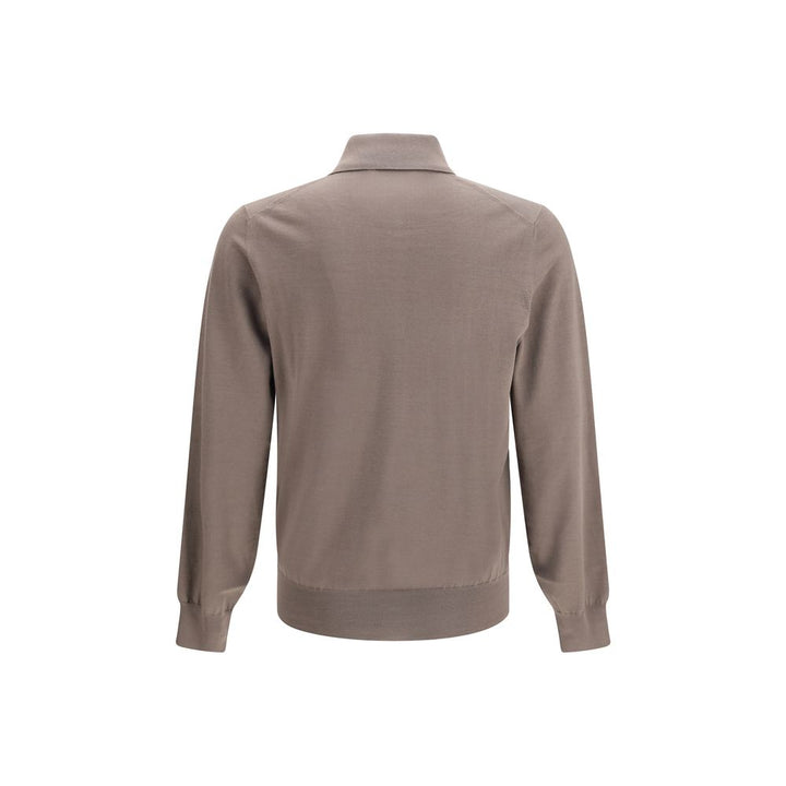 Brunello Cucinelli Brown Cotton Shirt