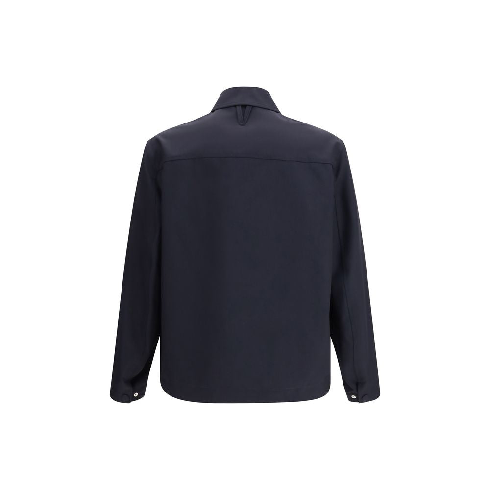 Valstar Blue Fleece Wool Coat