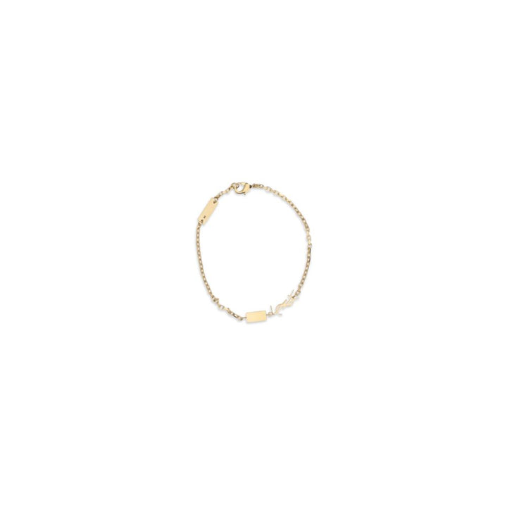 Saint Laurent Gold Brass Bracelet