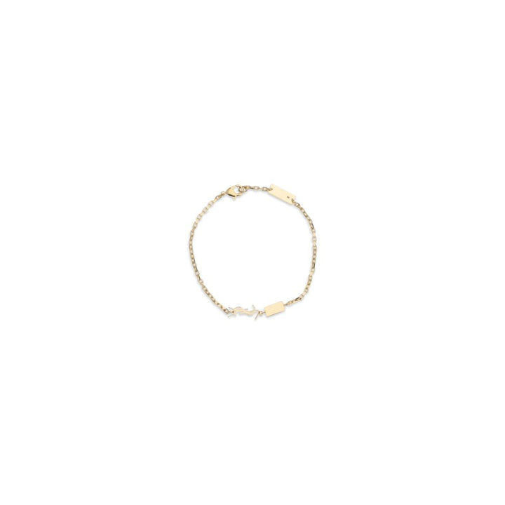 Saint Laurent Gold Brass Bracelet
