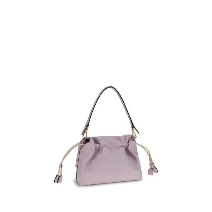Fendi Purple Calf Leather Bos Taurus Shoulder Bag