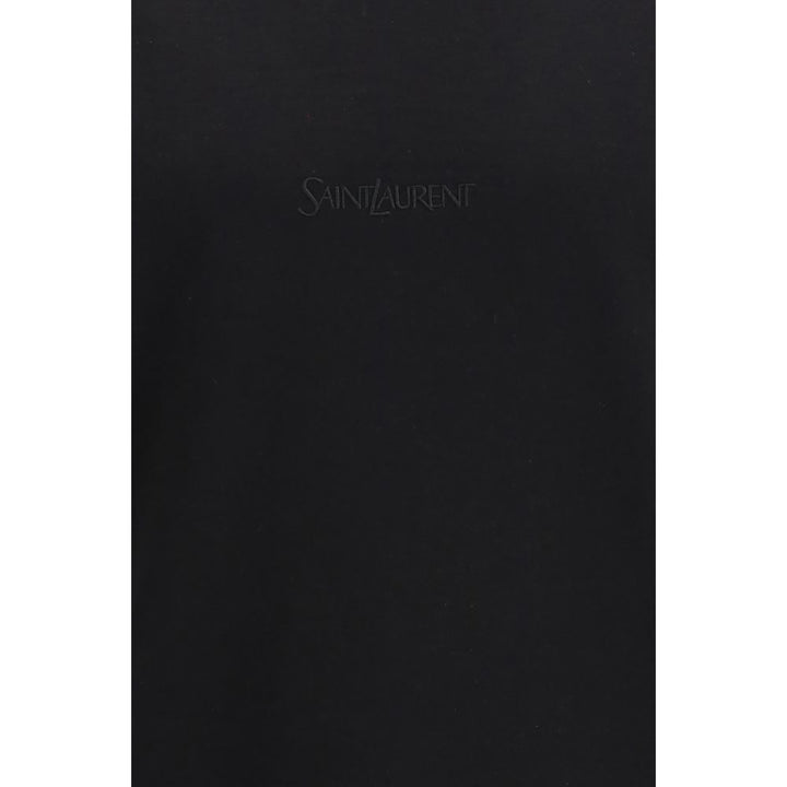 Saint Laurent Black Cotton T-Shirt