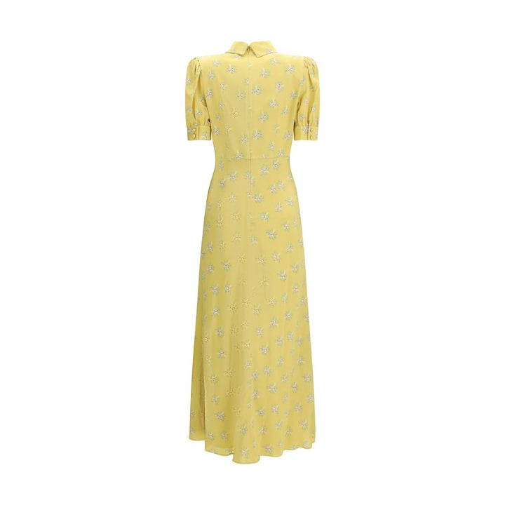 Alessandra Rich Bicolor Silk Casual Dress