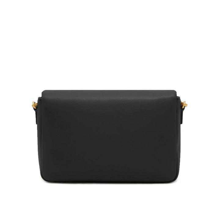 Emporio Armani Black Bovine Leather Crossbody Bag