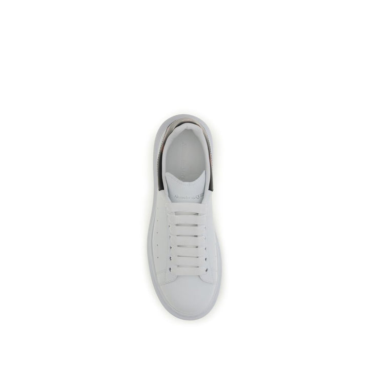 Alexander McQueen White Calf Leather Bos Taurus Chunky Sneakers