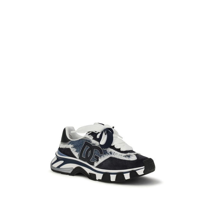 Dolce & Gabbana Multicolor Cotton Chunky Sneakers