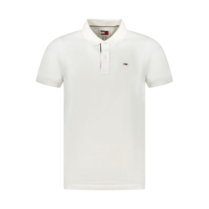 Tommy Hilfiger White Cotton Men's Polo Shirt