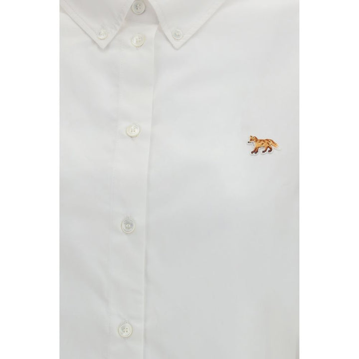 Maison Kitsuné White Cotton Blouse