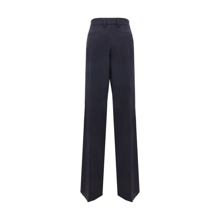 Prada Blue Wool Casual Pants