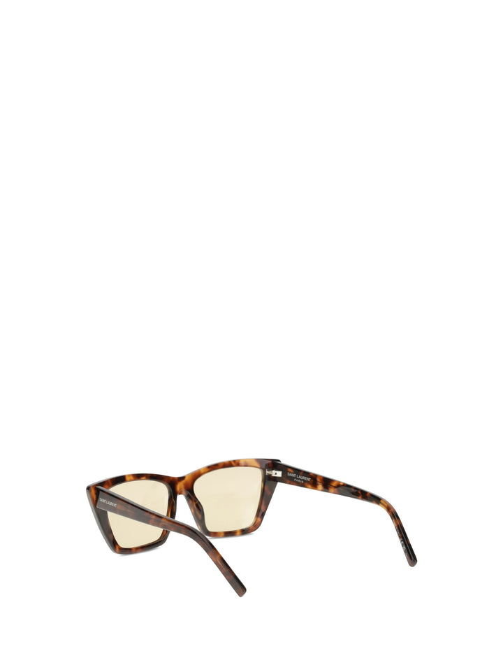 Saint Laurent Beige Acetate Sunglasses