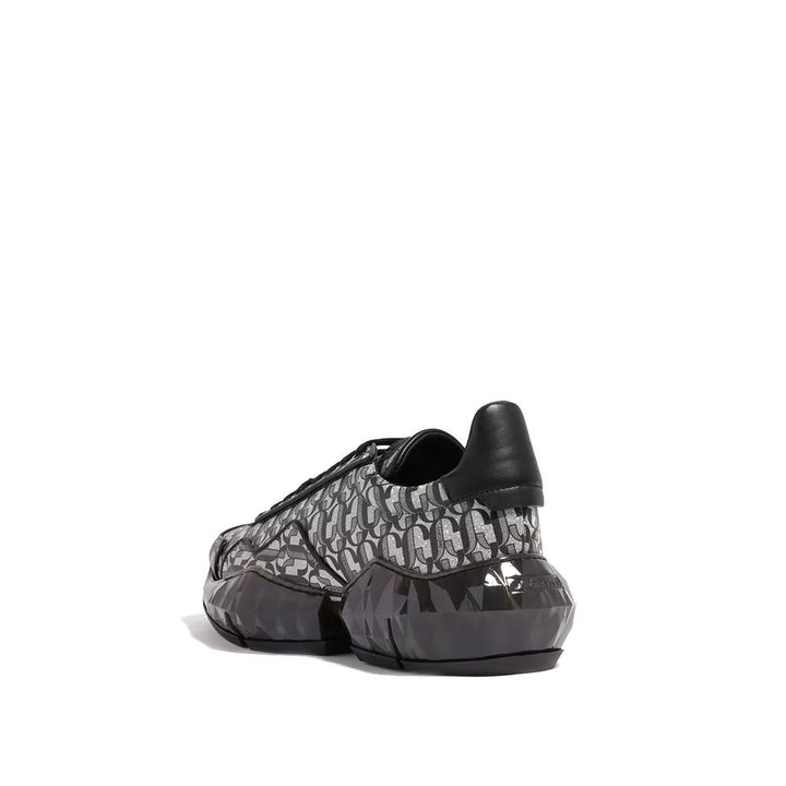Jimmy Choo Black Calfskin Sneakers