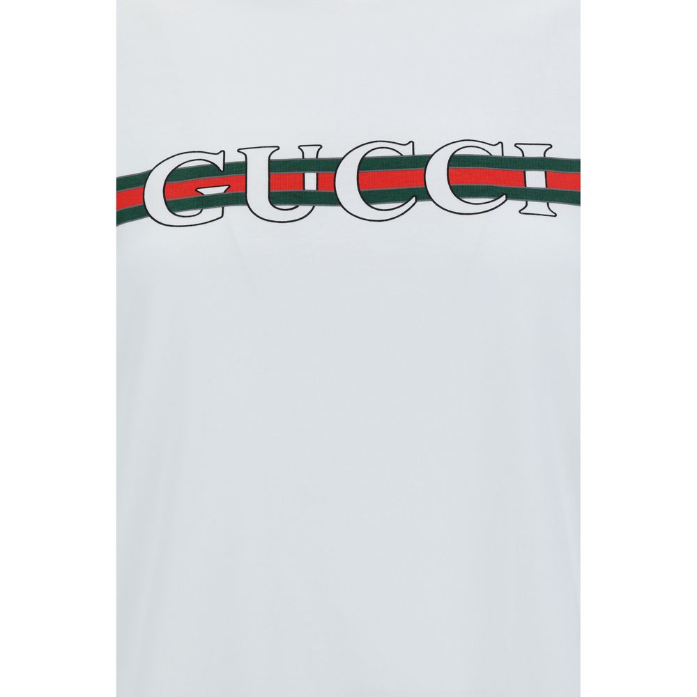 Gucci White Cotton T-Shirt