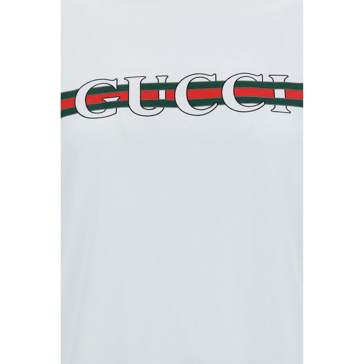 Gucci White Cotton T-Shirt