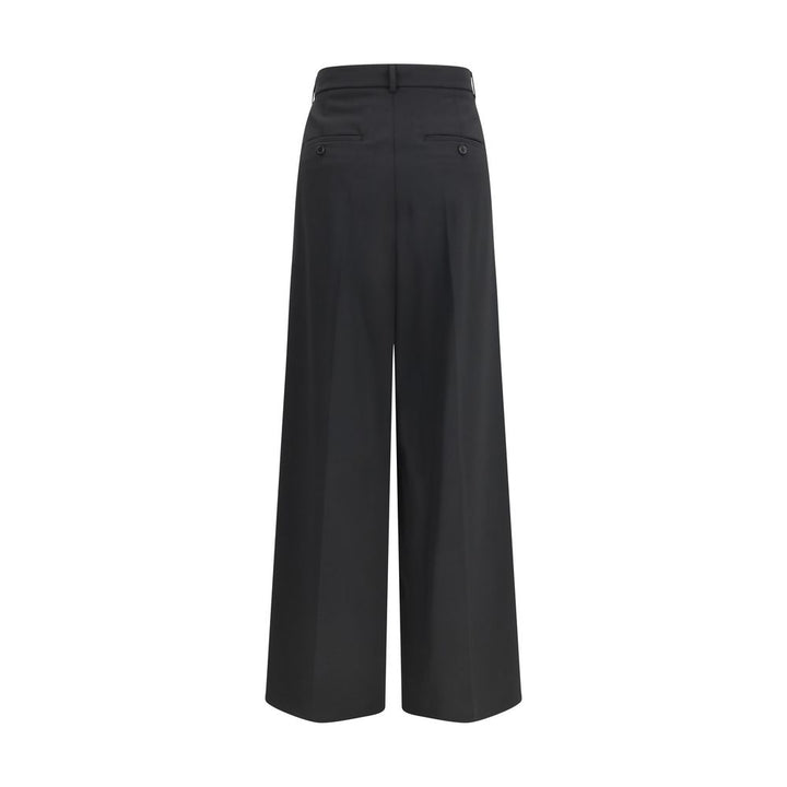 Max Mara Black Polyester Pants