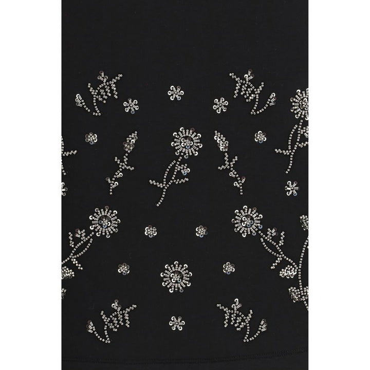 Max Mara Black Polyester Mini Skirt