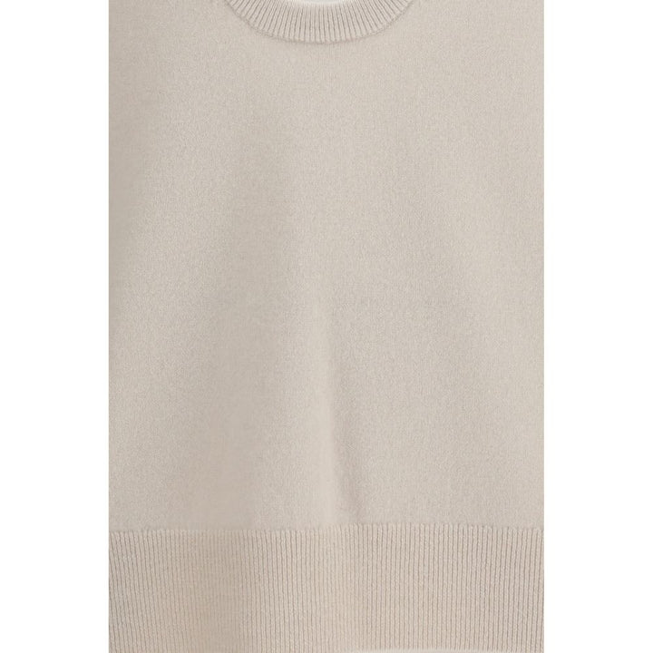 Extreme Cashmere Beige Cashmere Sleeveles Sweater