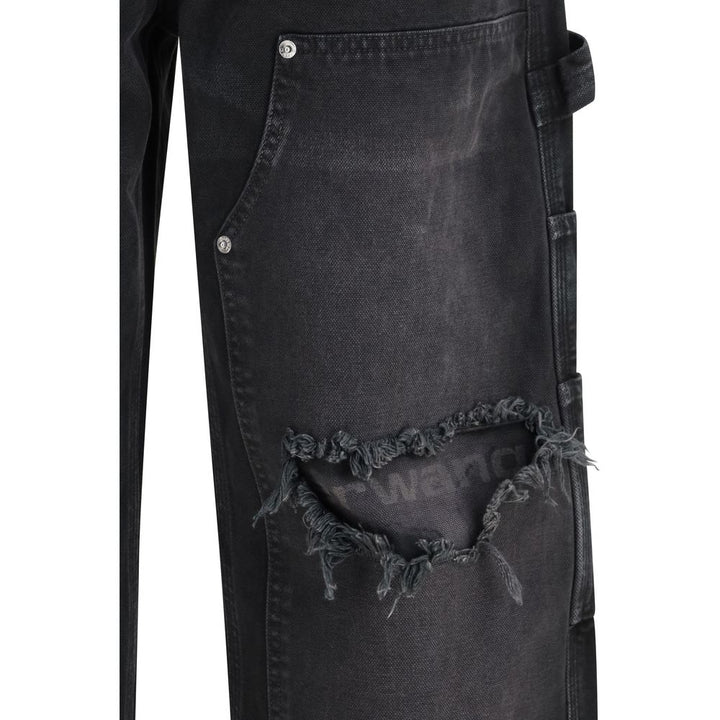 Alexander Wang Black Cotton Cargo Pants