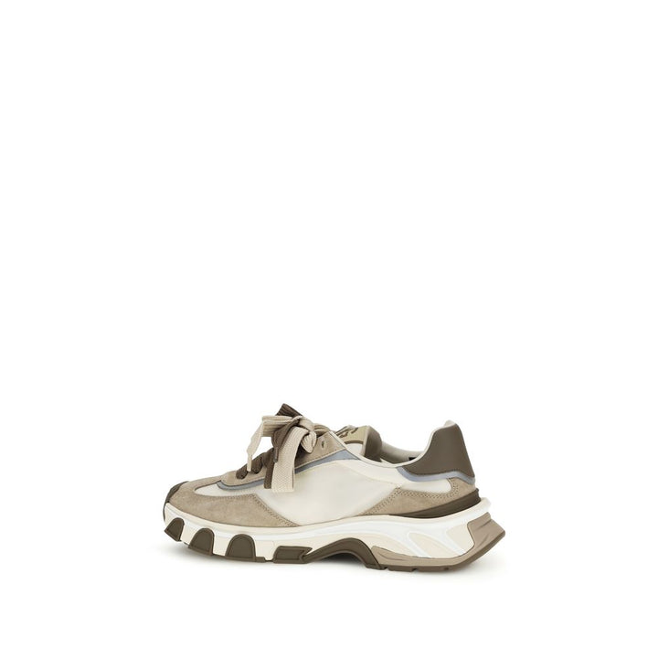 Dolce & Gabbana Multicolor Calf Leather Bos Taurus Athletic Sneakers