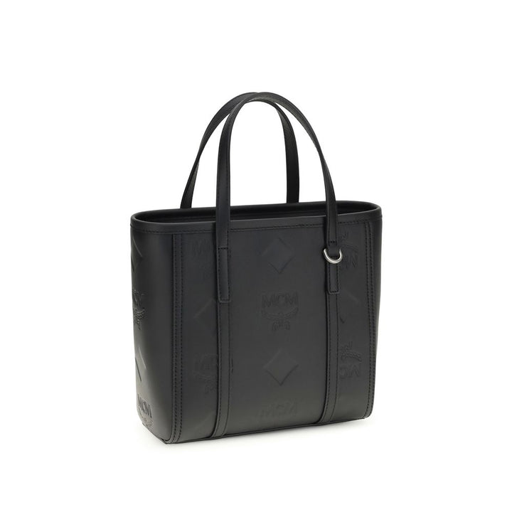 MCM Black Calf Leather Bos Taurus Shoulder Bag