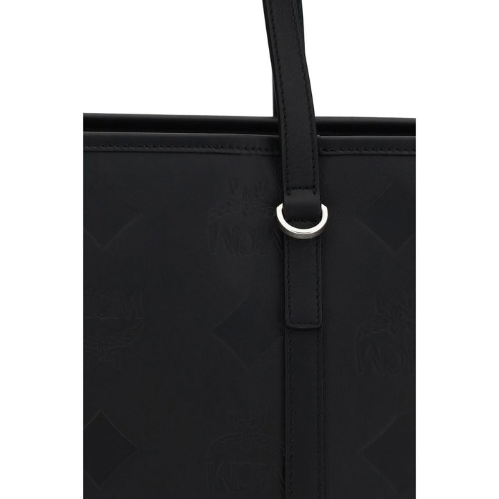 MCM Black Calf Leather Bos Taurus Shoulder Bag