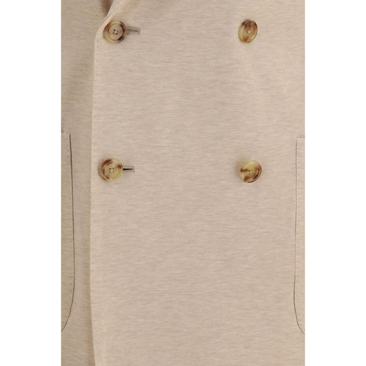 Lardini Beige Cotton Blazer