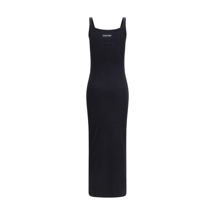 Marine Serre Black Cotton Casual Dress