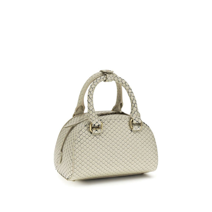 Diesel Beige Calf Leather Bos Taurus Handbag