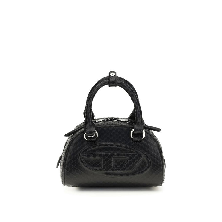 Diesel Black Calf Leather Bos Taurus Handbag
