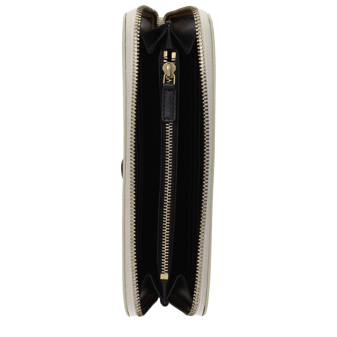 Roberto Cavalli Beige Leather Wallet