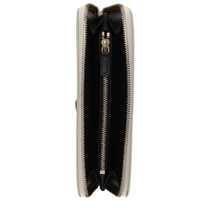Roberto Cavalli Beige Leather Wallet