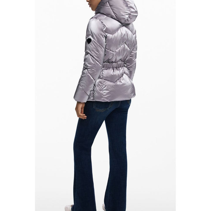 Desigual Rosa Polyurethane Women Jacket