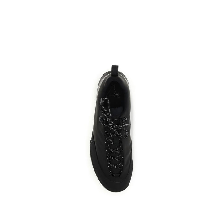 ROA Black Nylon Athletic Sneakers