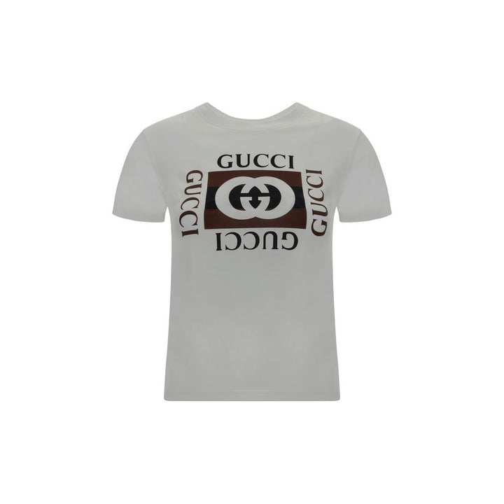 Gucci White Cotton T-Shirt