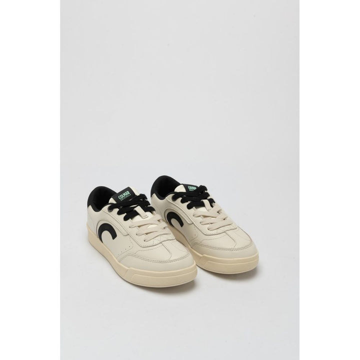 Colmar Black Leather Low Top Sneakers
