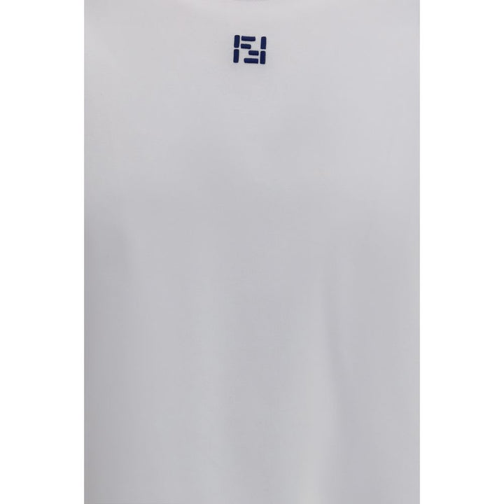 Fendi White Cotton T-Shirt