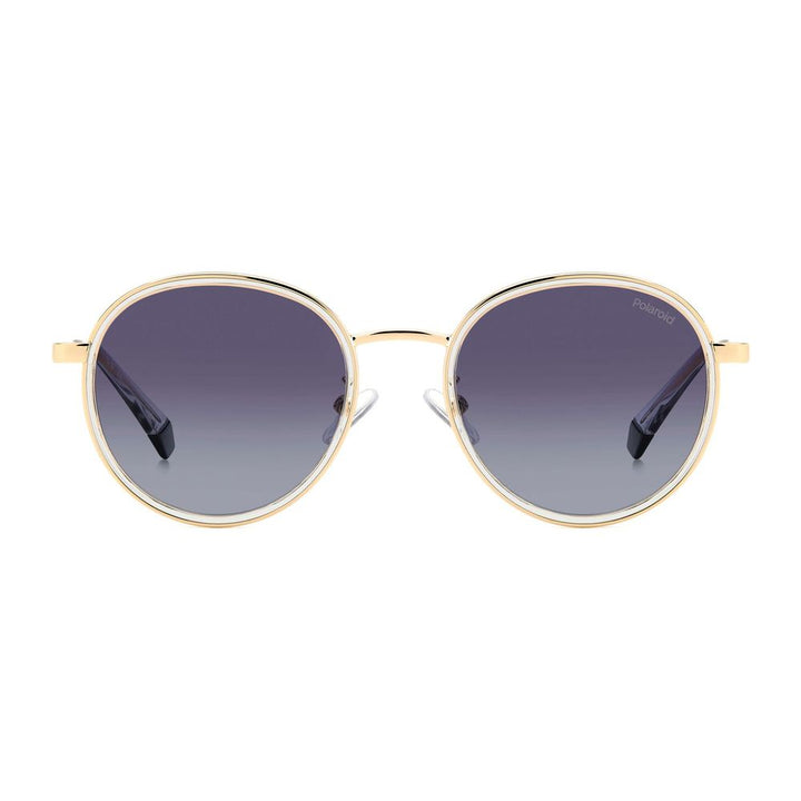 Polaroid Gold Stainless Steel Sunglasses