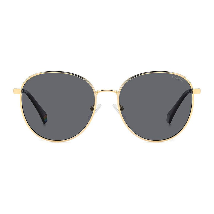 Polaroid Gold Metal Sunglasses