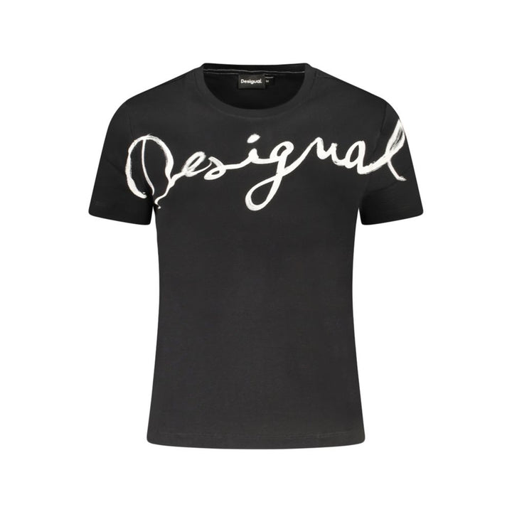 Desigual Black Cotton Women's T-Shirt