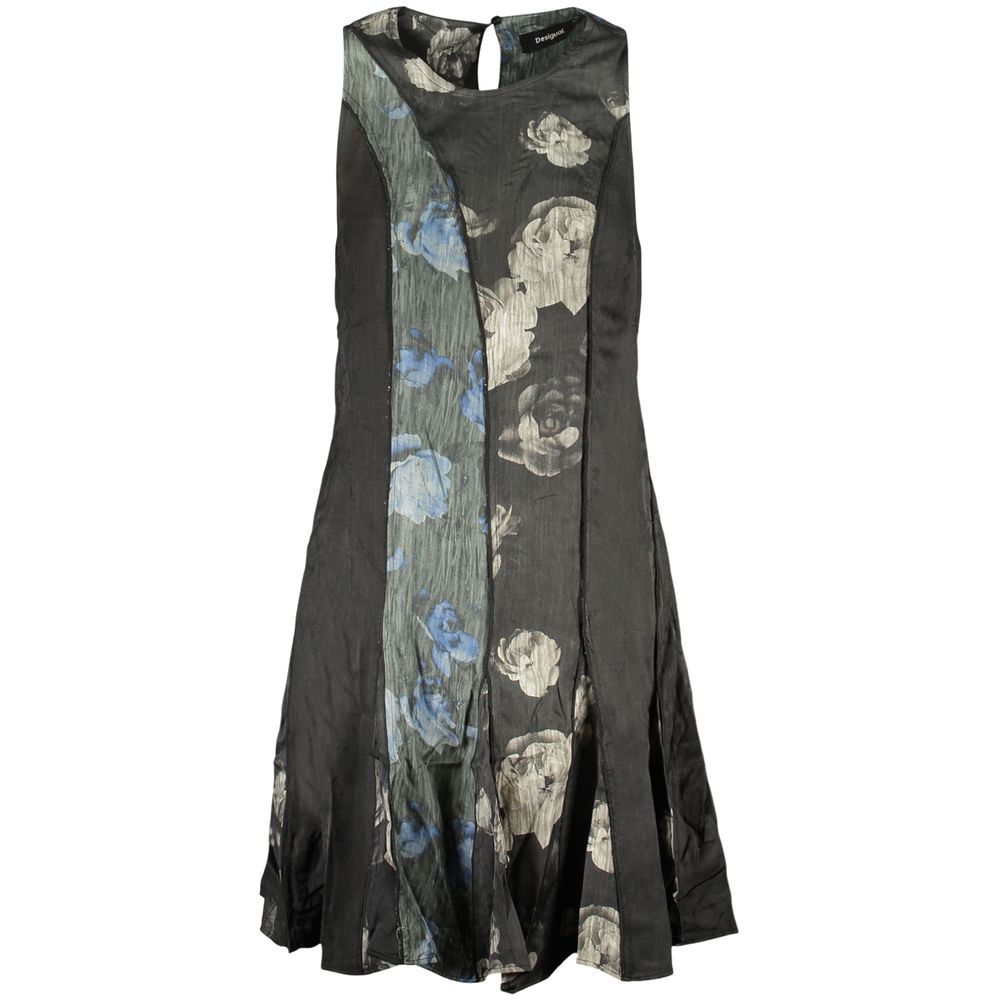 Desigual Black Viscose Women's Dress